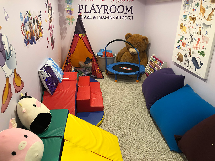 Therapy and sensory integration space